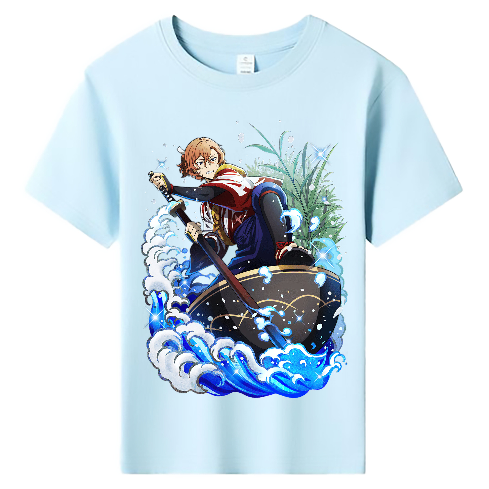 （画像用） 文豪ストレイドッグス Bungo Stray Dogs 綿100％キッズTシャツ（フロントプリント）
